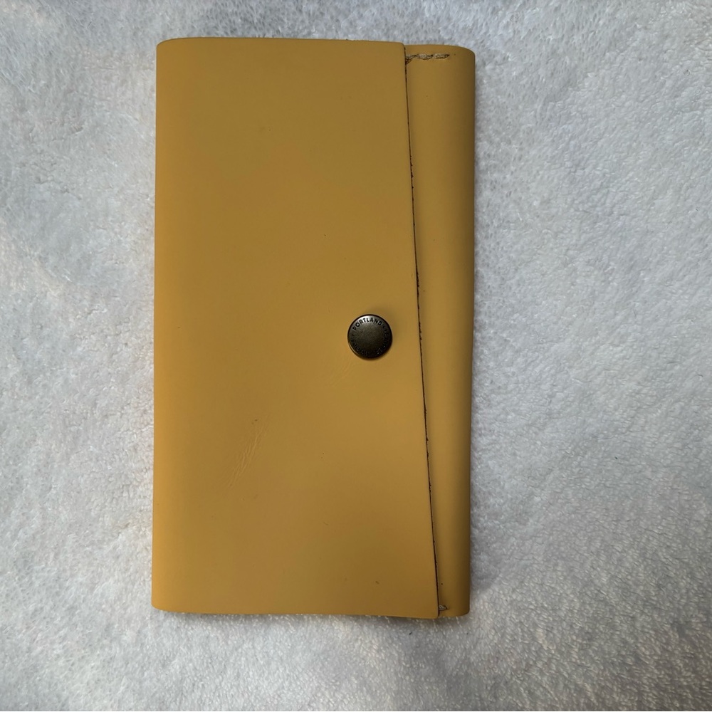 Portland Leather Yellow Rancher Wallet